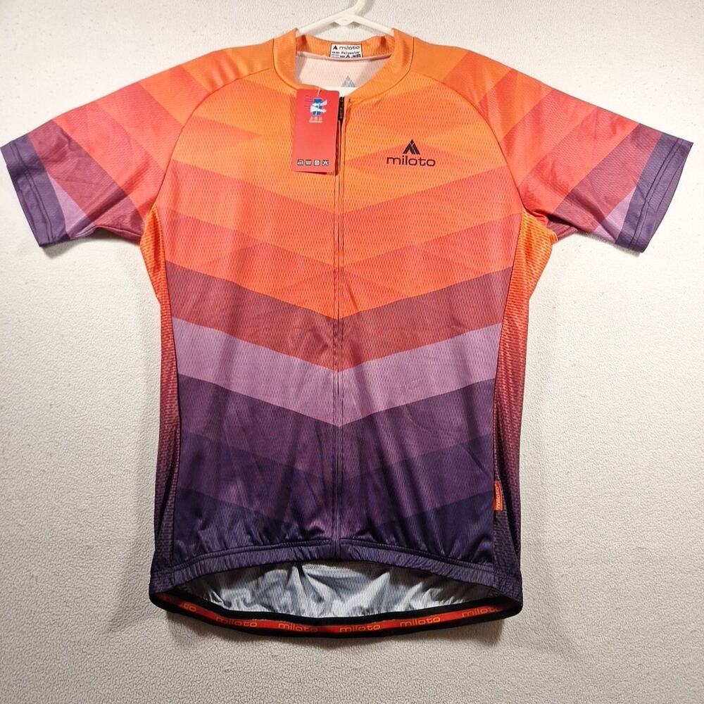 Miloto Cycling Jersey 2xl New 2xl Full Zip